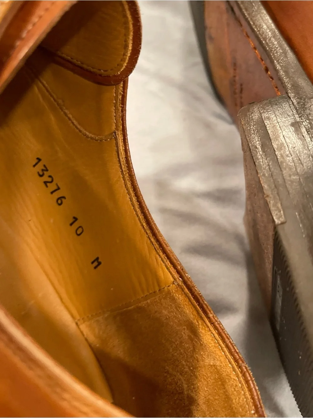 Magnanni Marco II Men's Single Monk Strap  Dress Shoes in Cognac Brow